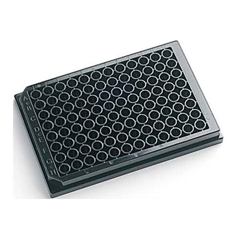 J.G. Finneran 204012 96-Well Opaque Solid Polystyrene Assay Plate with Lid, Tissue Culture Treated, Sterile, 350µL Capacity, White (Pack of 100) in Kuwait