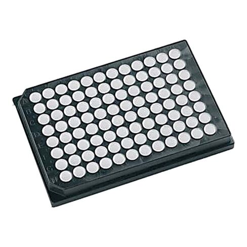 J.G. Finneran 204012 96-Well Opaque Solid Polystyrene Assay Plate with Lid, Tissue Culture Treated, Sterile, 350µL Capacity, White (Pack of 100) in Kuwait