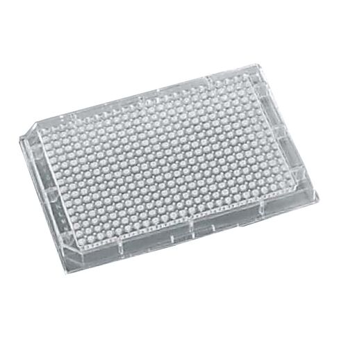 J.G. Finneran 223009 384-Well Solid Bottom Polystyrene Assay Plate with Lid, Black, 120µL Capacity, Black (Pack of 100) in Kuwait