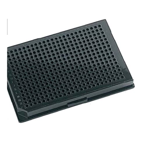 J.G. Finneran 221009 384-Well Solid Bottom Polystyrene Assay Plate with Lid, 120µL Capacity, Clear (Pack of 100) in Kuwait