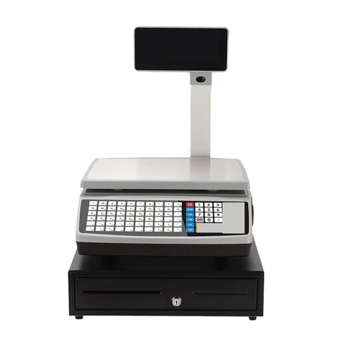 Cash Register Supermarket Electronic Weighing Integrated Register Barcode Scale Fruit Store Deli Printing Register Register Scale for Small Businesses in Saudi Arabia