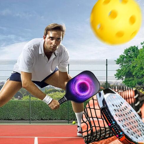 Uniharpa Tennis Score Keeper for Racket,Pack of 4 Black Tennis Racket Pickleball Paddle Scorekeeper,Small Score Board Counter for Tennis Trainer,Point Tracker Recording Points,1.9g,4pcs in Kuwait