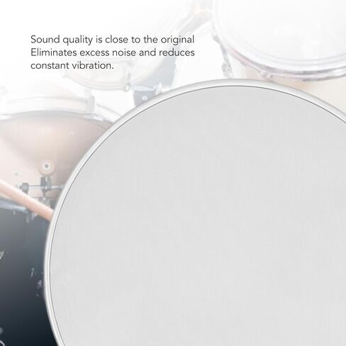 Drum Head, 10 Inch Reticulate White Color Sound Deadening Metal Polyester Film Snare Drum Head in Saudi Arabia