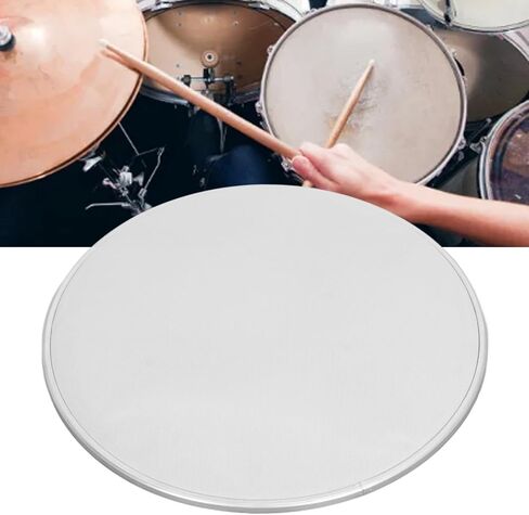 Drum Head, 10 Inch Reticulate White Color Sound Deadening Metal Polyester Film Snare Drum Head in Saudi Arabia