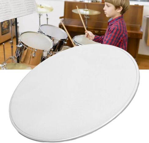 Drum Head, 10 Inch Reticulate White Color Sound Deadening Metal Polyester Film Snare Drum Head in Saudi Arabia