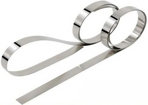 304 رقائق الفولاذ المقاوم للصدأ سمك 0.05 مم إلى 0.5 مم صفائح معدنية من الفولاذ، لوحة رفيعة رفيعة، شريط ضيق عرض 10 مم إلى 50 مم للمطبخ DIY صناعة الأعمال المعدنية الصناعية (0.05 مم * 10 مم * 1000 مم) in Kuwait