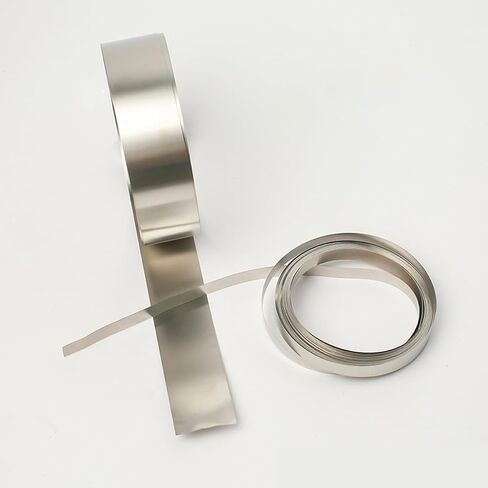 304 رقائق الفولاذ المقاوم للصدأ سمك 0.05 مم إلى 0.5 مم صفائح معدنية من الفولاذ، لوحة رفيعة رفيعة، شريط ضيق عرض 10 مم إلى 50 مم للمطبخ DIY صناعة الأعمال المعدنية الصناعية (0.05 مم * 10 مم * 1000 مم) in Kuwait