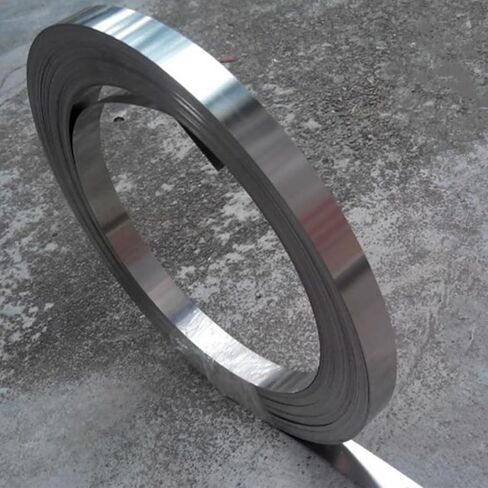 304 رقائق الفولاذ المقاوم للصدأ سمك 0.05 مم إلى 0.5 مم صفائح معدنية من الفولاذ، لوحة رفيعة رفيعة، شريط ضيق عرض 10 مم إلى 50 مم للمطبخ DIY صناعة الأعمال المعدنية الصناعية (0.05 مم * 10 مم * 1000 مم) in Kuwait