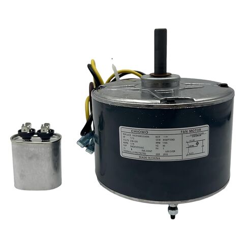 5KCP39BGS069S Condenser Fan Motor 1/10 HP 1100 RPM 208-230V 0.75A 48 Frame with Capacitor Replacement for Carrier HC33GE233A 5KCP39BGY824S Genteq 3907 3S001 in Kuwait