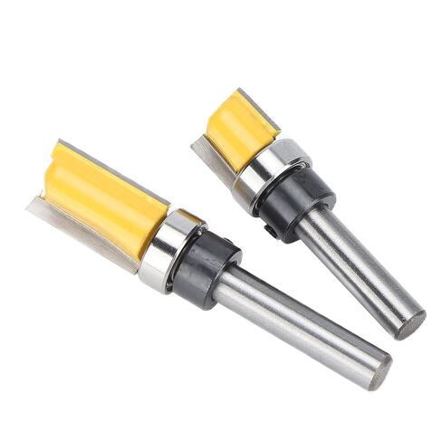 4Pcs Professional Milling Set 1/4 Inch Shockproof High Precision Woodworking Cutting Tools with Alloy Steel Blades for Flush Templates Slots and Complex Woodwork in Saudi Arabia