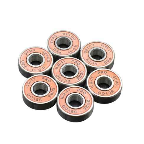 8 قطع 608 2RS محمل ILQ-11 8x22x7 برتقالي طويل السرعة مضمن عجلة تزلج تحمل سكوتر تزلج أملس محمل فولاذي (8 قطع ILQ-11 أخضر) in Saudi Arabia