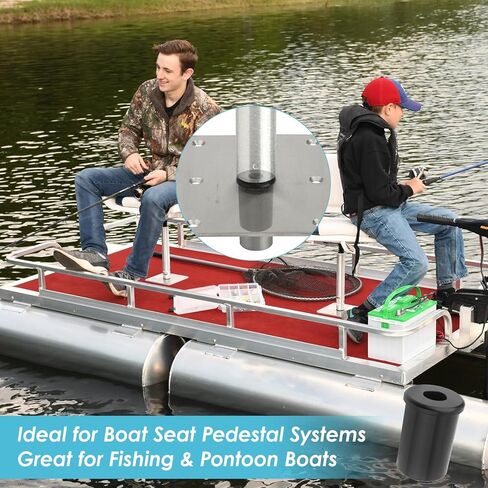 SP-14000 Pedestal Adapter Bushing, Compatible with Attwood Swivl-Eze Boat Seat Pedestal, 1.77" Base x 3/4" Pin, Replacement Post Adapter in Kuwait