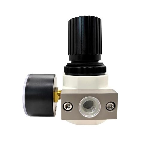YSIL Air Compressor Pressure Regulator with Gauge Female Thread 1/4 NPT 0-180 PSI Adjustable OR-02 in Kuwait