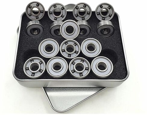 Bearings 16pcs 608 Si3n4 Ceramic Bearing 5 Balls Professional Inline Skates Skateboard 8mm Scooter in Saudi Arabia