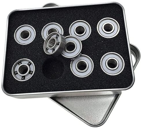Bearings 16pcs 608 Si3n4 Ceramic Bearing 5 Balls Professional Inline Skates Skateboard 8mm Scooter in Saudi Arabia