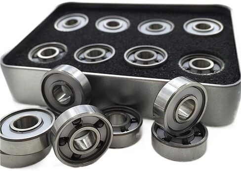 Bearings 16pcs 608 Si3n4 Ceramic Bearing 5 Balls Professional Inline Skates Skateboard 8mm Scooter in Saudi Arabia