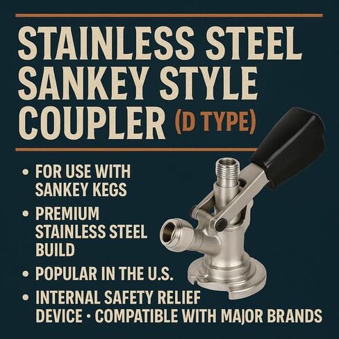 Stainless Steel Sankey Style Coupler (D Type) in Saudi Arabia