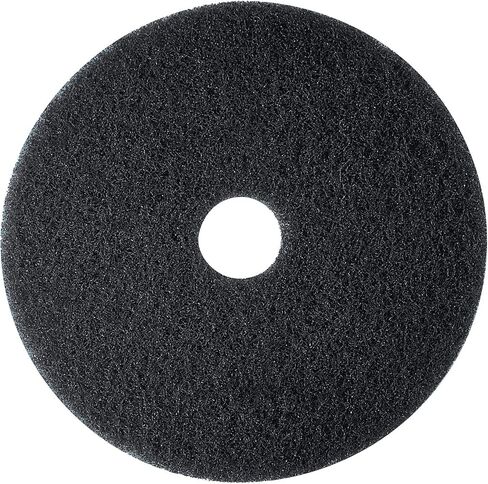 Brighton Professional Hi-Pro Stripping Pad, Black, 17", Heavy Duty Floor Finish Removal Pad, Commercial Use in Saudi Arabia