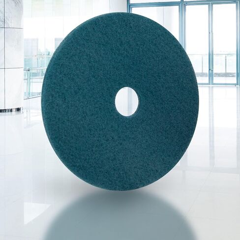 Americo Aqua Ultra High Speed Burnishing Floor Pad, High Gloss Polish, Soft to Medium Finishes, High Frequency, 27" Diameter, 5 Pads/Case, Made in USA in Kuwait