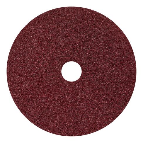 Americo Black Diamond 400 Red Heavy Duty Cleaning Flood Pad, 20" Diameter, 400 Grit, 2 Pads/Case, Made in The USA in Kuwait