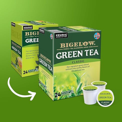 Bigelow Green Tea Keurig Single-Serve K-Cup Pods, (Pack of 24) in Kuwait
