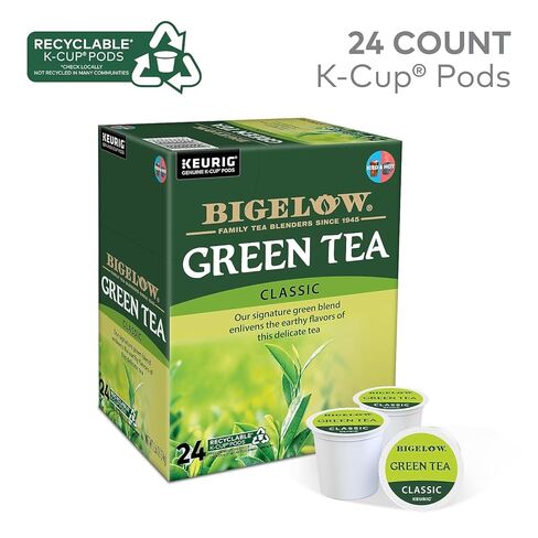 Bigelow Green Tea Keurig Single-Serve K-Cup Pods, (Pack of 24) in Kuwait