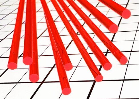 10 قطع بقطر 1/8 بوصة × 12 بوصة طويلة اللون برتقالي فلوري شفاف من الأكريليك شبكي - قطر .125 - حوالي 3 مم - 10 أقدام in Kuwait