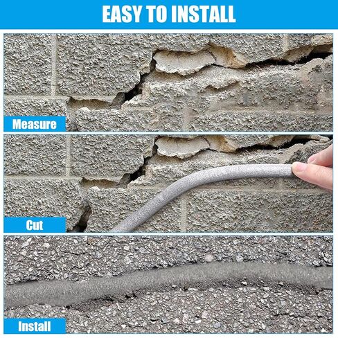 Backer Rod 3/4 Inch Diameter x 100 FT Length, Foam Backer Rod Caulk Saver, Bulk Foam Backing Rod for Gaps, Concrete Filling, Joints, Driveway Crack – Grey in Saudi Arabia