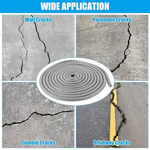 Backer Rod 3/4 Inch Diameter x 100 FT Length, Foam Backer Rod Caulk Saver, Bulk Foam Backing Rod for Gaps, Concrete Filling, Joints, Driveway Crack – Grey in Saudi Arabia