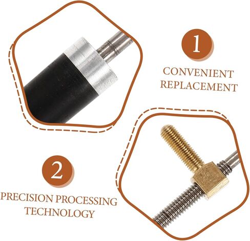 Kisangel Bass Bow Screw Copper Replacement for Bass Bow Frog Easy to Install Enhanced Stability and Performance for Students and Professionals in Saudi Arabia