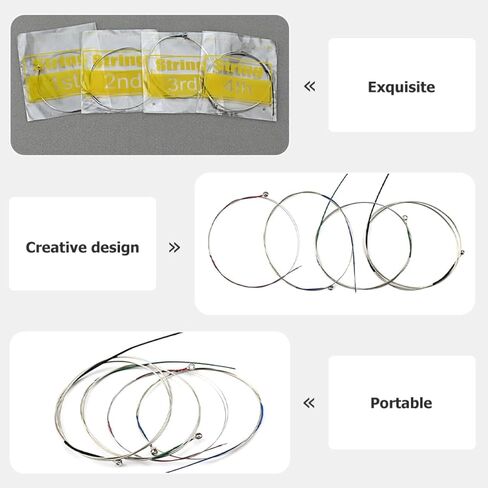 Yardwe 1set Strings Replacement Violin Strings for Violin Instrument for Lovers in Saudi Arabia