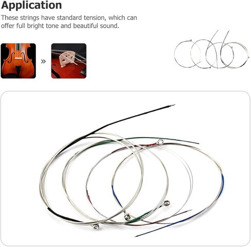 Yardwe 1set Strings Replacement Violin Strings for Violin Instrument for Lovers in Saudi Arabia