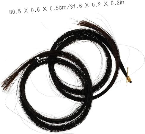 VANZACK 2 Bundles Hair Accessories for Instrument Repair Durable Black Hairs for Replacement and present Use in Saudi Arabia
