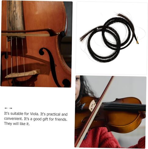 VANZACK 2 Bundles Hair Accessories for Instrument Repair Durable Black Hairs for Replacement and present Use in Saudi Arabia