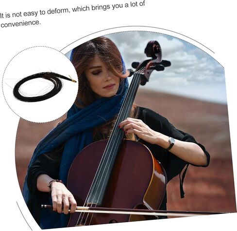 VANZACK 2 Bundles Hair Accessories for Instrument Repair Durable Black Hairs for Replacement and present Use in Saudi Arabia