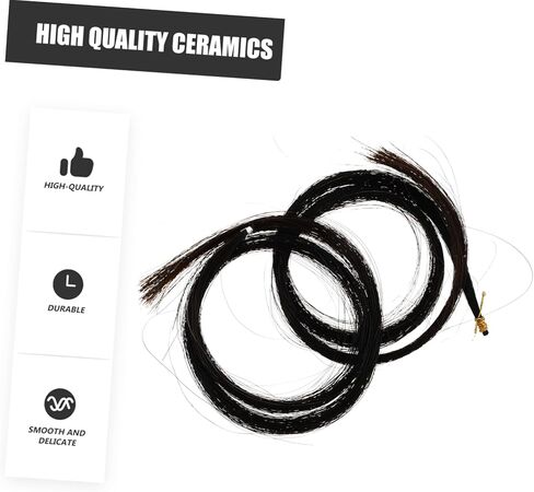 VANZACK 2 Bundles Hair Accessories for Instrument Repair Durable Black Hairs for Replacement and present Use in Saudi Arabia