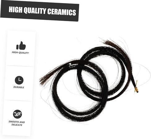 UPKOCH Portable Bow Hair Replacement Natural Horsetail Hair for Repair Accessories for Musicians and Expressiveness for Personal Use in Saudi Arabia