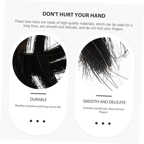 UPKOCH Portable Bow Hair Replacement Natural Horsetail Hair for Repair Accessories for Musicians and Expressiveness for Personal Use in Saudi Arabia