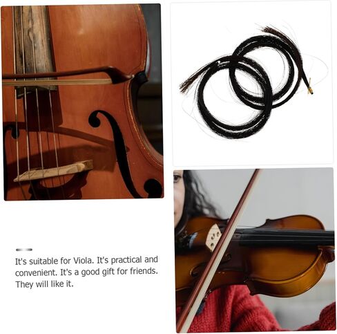 UPKOCH Portable Bow Hair Replacement Natural Horsetail Hair for Repair Accessories for Musicians and Expressiveness for Personal Use in Saudi Arabia