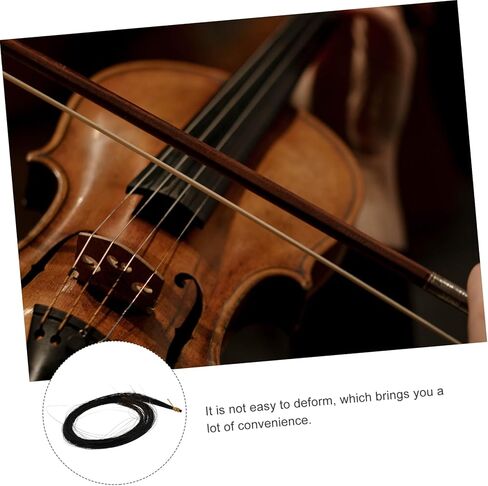 UPKOCH Portable Bow Hair Replacement Natural Horsetail Hair for Repair Accessories for Musicians and Expressiveness for Personal Use in Saudi Arabia