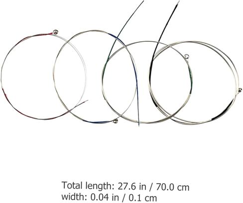 VICASKY Strings Replacement Strings Kit Multipurpose Part Practical for Violin Lovers in Saudi Arabia