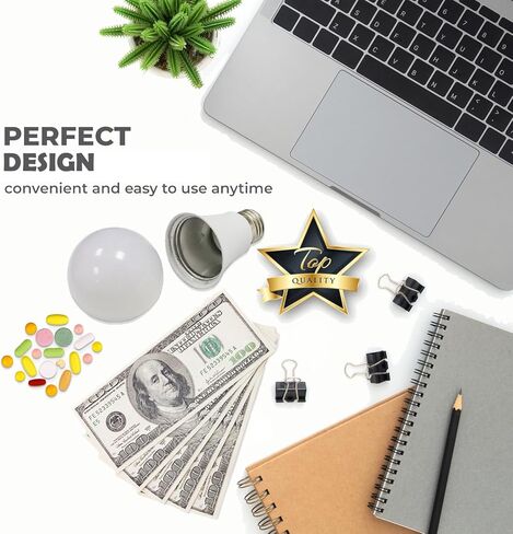 Lightbulb Diversion Safe - Hidden Secret Compartment to Hide Money, Jewelry & Small Items | Small Container to Keep Valuables Safe in Plain Sight Storage Realistic Light Bulb Decoy Hiding Box (1) in Kuwait