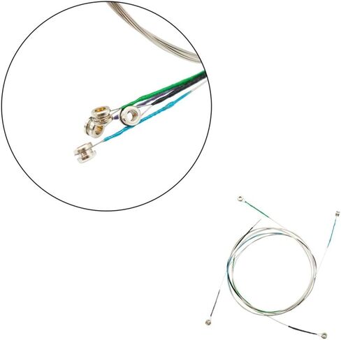 4Pcs Violin Strings Set AV16 - Steel Core Silver Wound with Ball End for 4/4 3/4 1/2 1/4 1/8 Violins, Full/4/4 Size Universal Fiddle Strings in Kuwait