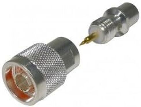 N Male Solder Type Connector, 2 Piece in Kuwait