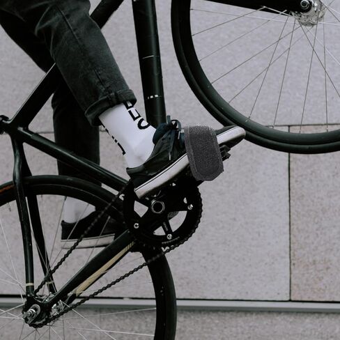 1 Pair Bicycle Muzzle Attachment for Kids Bikes Pedal Footrest Strips Adjustable Toe Clips Strap Cycling Part Nylon Black Indoor Mountain Compatible in Saudi Arabia
