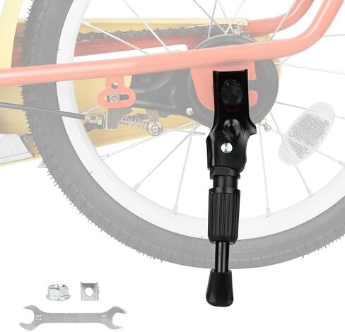 Kids Bike Kickstand for 14/16/20 inch Bicycle Adjustable Center Mount Stand Steel in Saudi Arabia