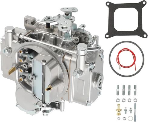 4 Barrel Aluminum Alloy Carburetor 600 CFM Manual Choke Compatible For 4160 0-1850S in Saudi Arabia