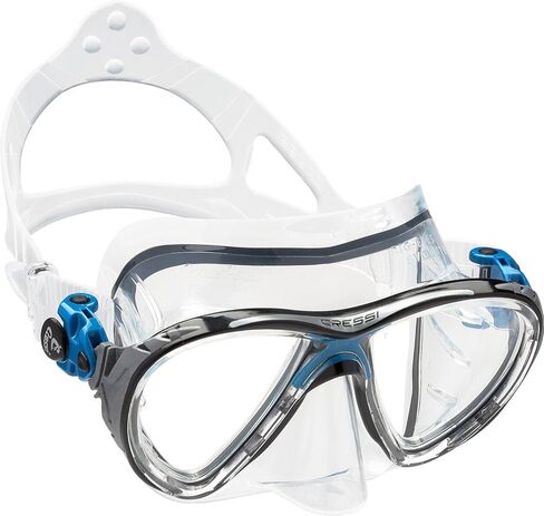 Cressi Big Eyes Evolution, Clear/Black/Blue in Saudi Arabia