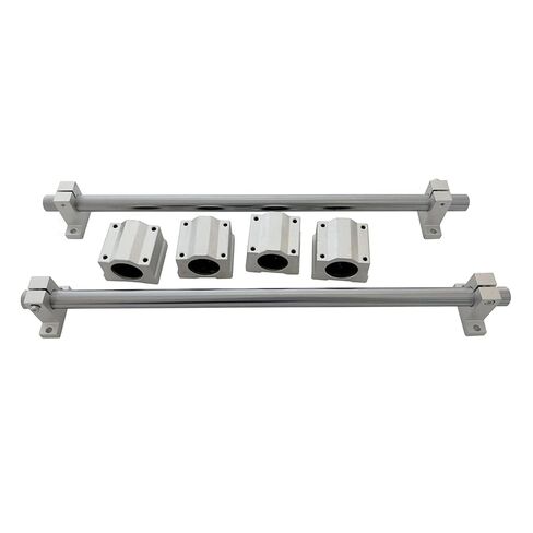 Professional 20mm Linear Round Shaft Rod Chrome Plated Rail SCS20UU Bearing Block SK20 Shaft Support CNC Machine Parts(400mm) in Saudi Arabia