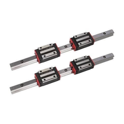 Professional HGH15 HGR15 Linear Guide Rail 15mm Guideways Rod Set+4 Pcs Slide Bearing Block HGH15C /Flang HGW15CC(Hgw15cc,350mm) in Saudi Arabia